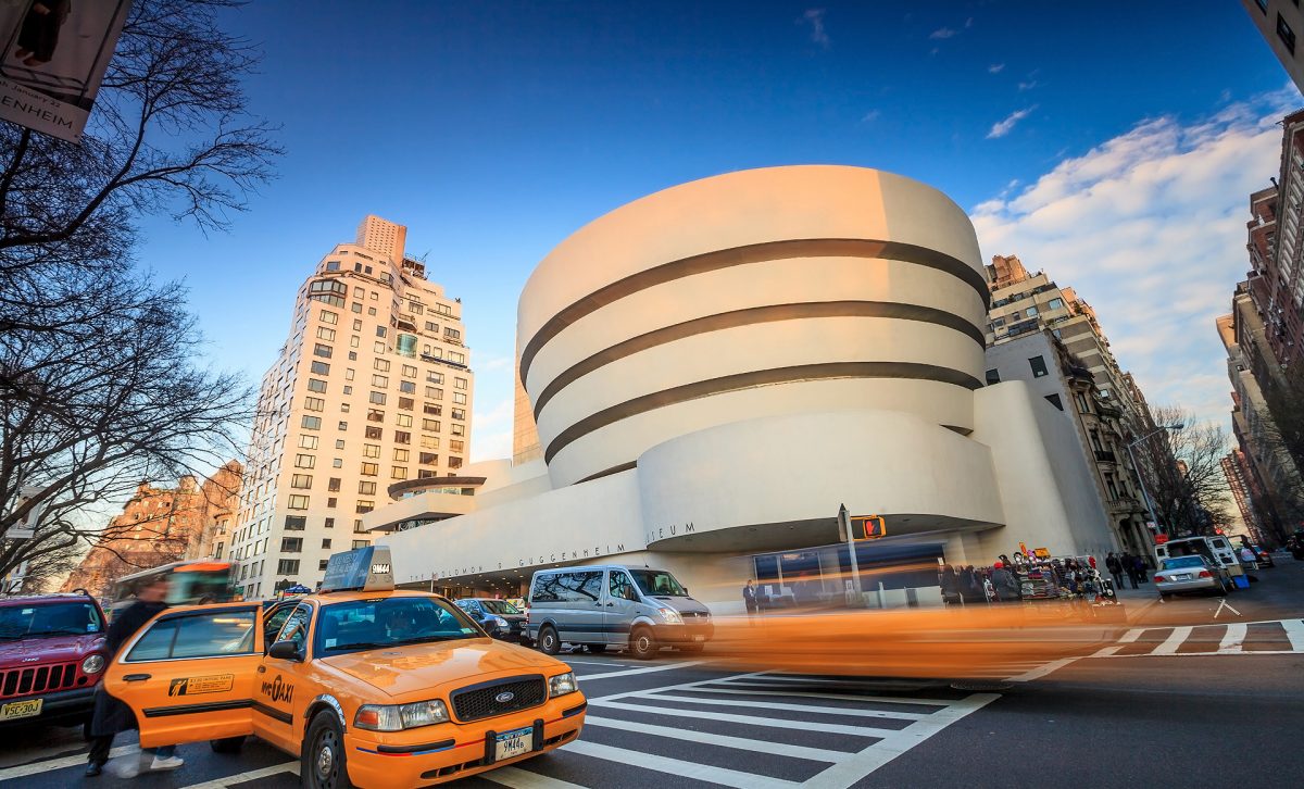 Visiting the Guggenheim Museum in New York City